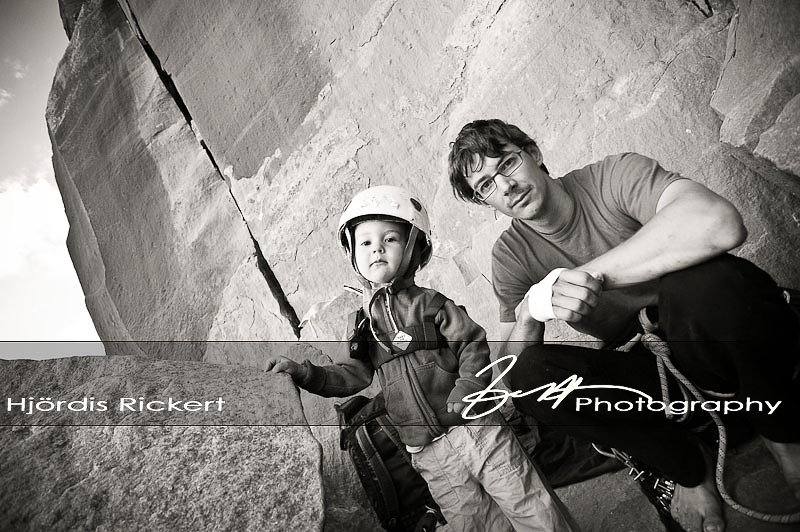 Climbing with my family in Indian Creek, Utah