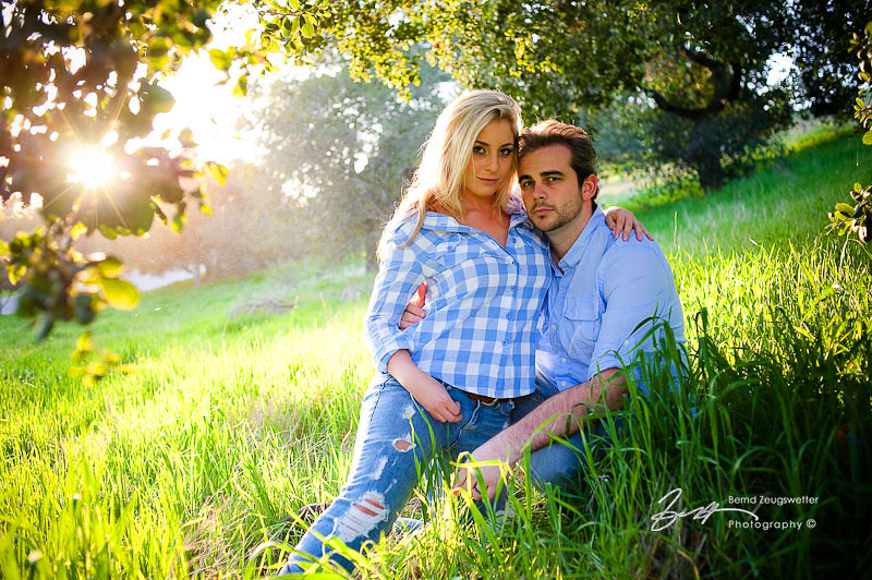 Engagement photo session with Brandon and Stephanie, Firestone Vineyard.
