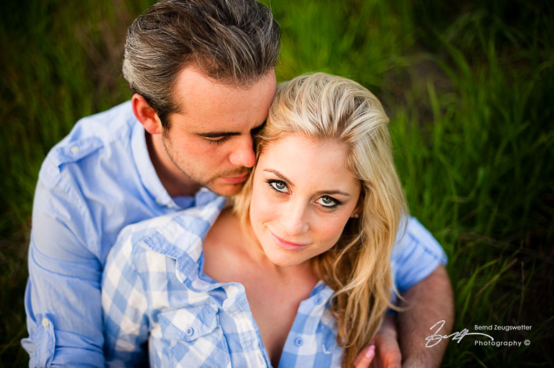Engagement portrait of Stephanie and Brandon in Santa Ynez Valley.