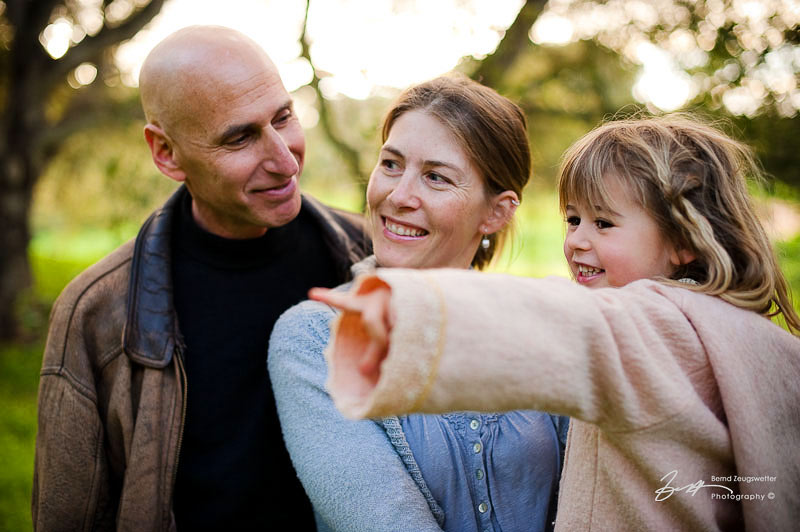 happy family portrait close-up