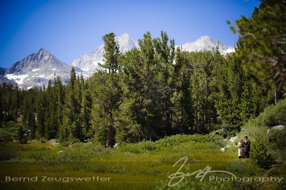 Eastern Sierra Wedding Portraits of couple.