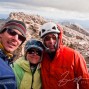 Summit photo of Bernd Zeugswetter, Hjordis Rickert and Greg Corliss.