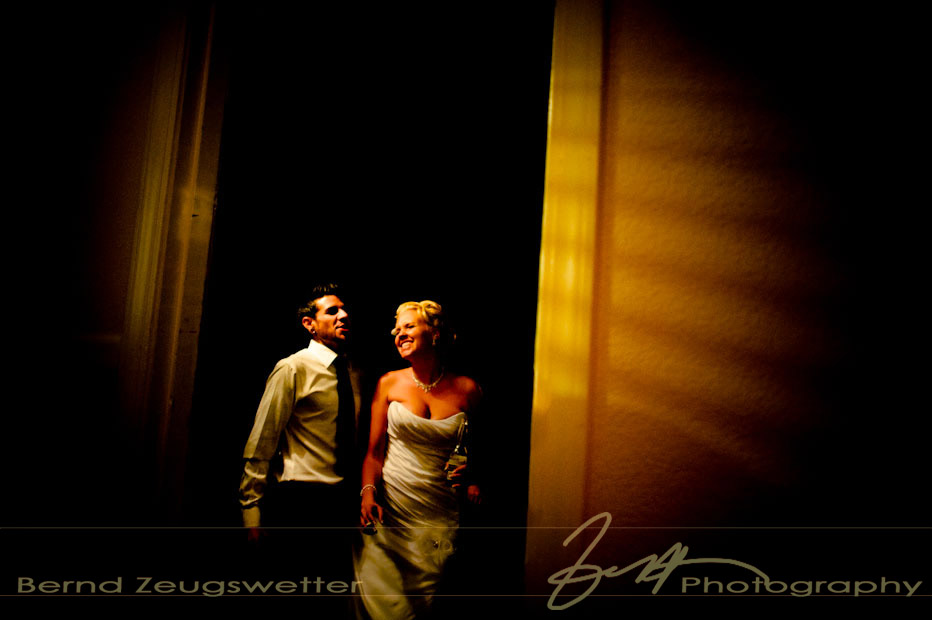 Santa Barbara wedding photographer - portrait of bride and groom at Sycamore Springs Resort