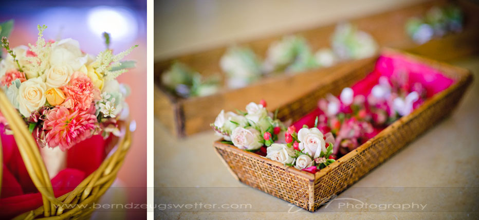 Bouquet and boutonnière detail, Santa Barbara Wedding Photographer.