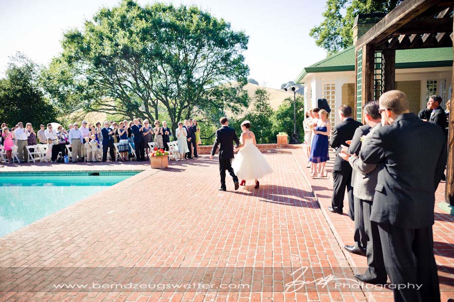 Wedding Ceremony at the Thomas Estate, Pleasanton.