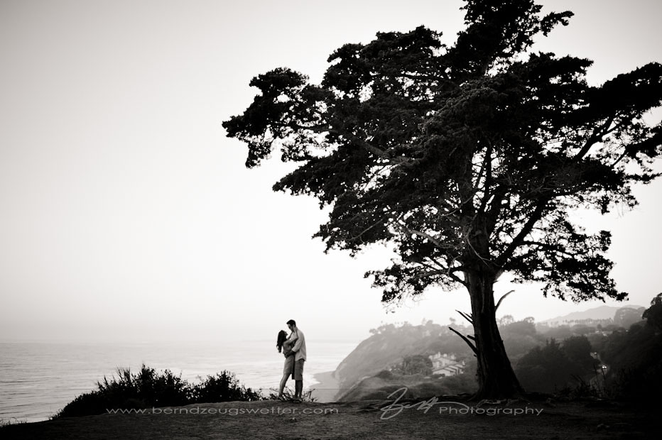 Engagement photography at Douglas Family Preserve, Santa Barbara.