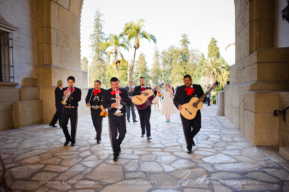 Mariachi Band, Santa Barbara Courthouse wedding photographer.