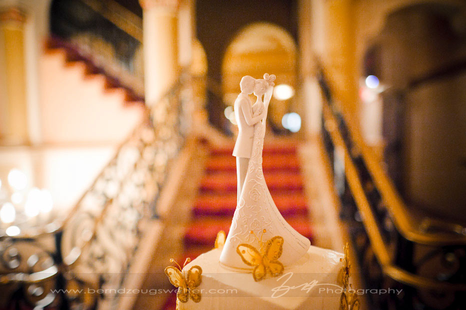 Wedding cake at Granada Theater, Santa Barbara.