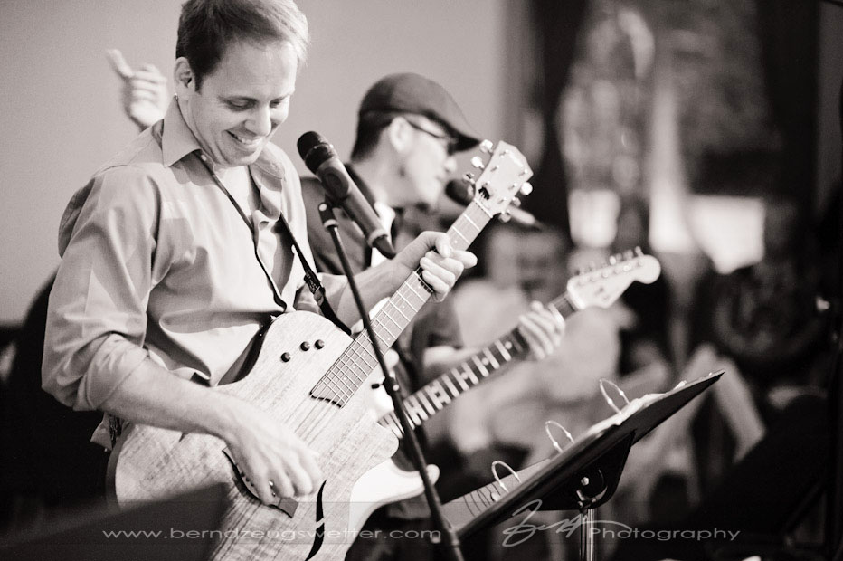 Live music at Granada Theater wedding reception, Santa Barbara.