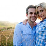 Engagement portrait, Firestone Vineyard.
