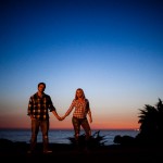 Engagement photo at Sandpiper Golfcourse, Goleta.