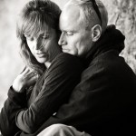 Couples Portrait at Lizard's Mouth, Los Padres National Forest above Santa Barbara.