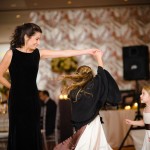 Mother and child dancing at the wedding reception, the Four Seasons Biltmore.