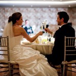 Bride and groom toasting, Coral Casino, Four Seasons Biltmore.