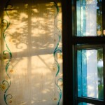 Detail of light coming through window.