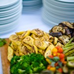 Best catered food at the wedding reception, Santa Barbara.