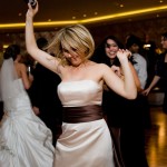 Bridesmaid dancing at the Coral Casino, Santa Barbara.